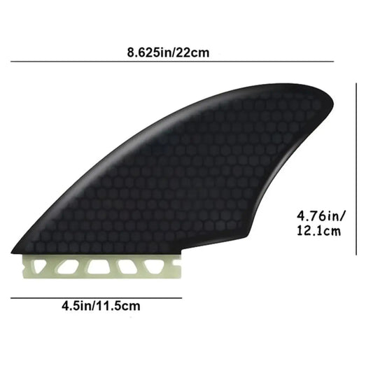 Ailerons Twin Fish Surf en Fibre de Verre – Quilles pour Planche Fish-Aileron Surf-DrGliss SurfShop