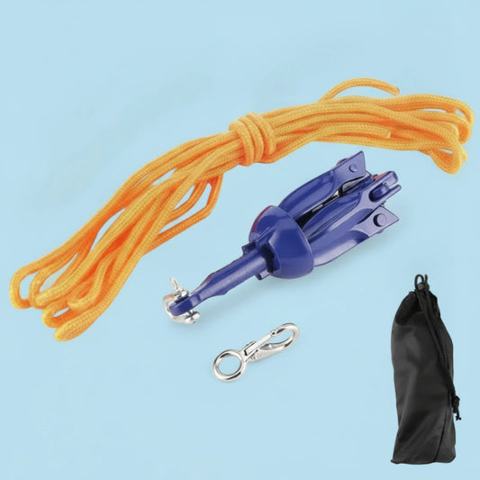 Ancre Pliante pour Paddle et kayak avec Corde – Mouillage Compact & Résistant-Accessoires Paddle-DrGliss SurfShop