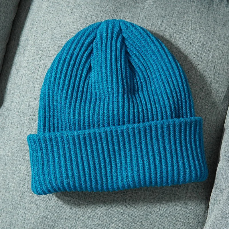 Bonnet Tricoté Chaud Unisexe – Maille Douce Hiver & Automne-Accessoire Lifestyle-DrGliss SurfShop