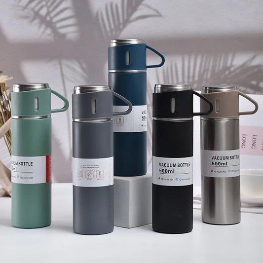 Bouteille Isotherme Inox 500ml – Coffret Cadeau Duo Spécial Van & Bureau-Cuisine Van-DrGliss SurfShop