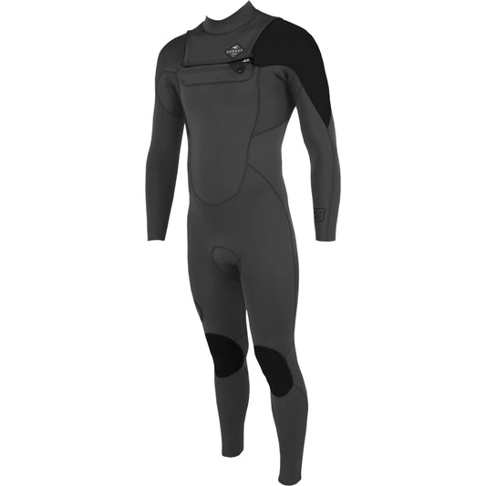 Combinaison Soöruz Fly+ front zip gris vue de face
