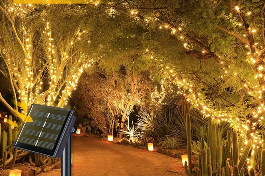 Guirlande Lumineuse Solaire LED – Éclairage Extérieur Jardin, Terrasse & Van-Éclairage Van-DrGliss SurfShop