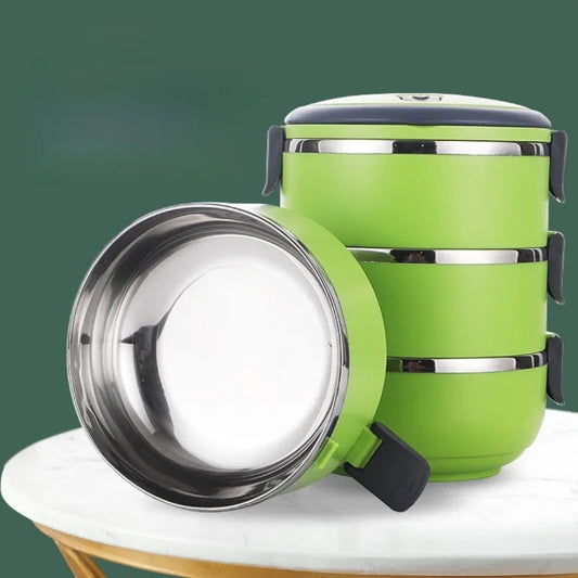 Lunch Box Isotherme Inox Multi-Compartiments – Bento Box Étanche Empilable-Cuisine Van-DrGliss SurfShop