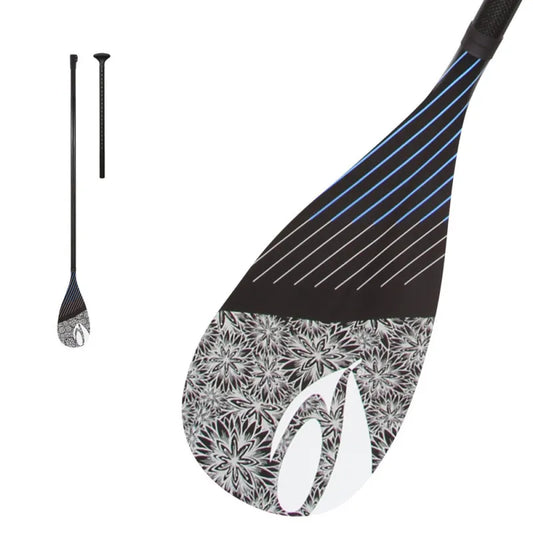 Pagaie Aqua Design Aura Vario M 2 Parties – Pagaie SUP Carbone Réglable pour Tous Niveaux