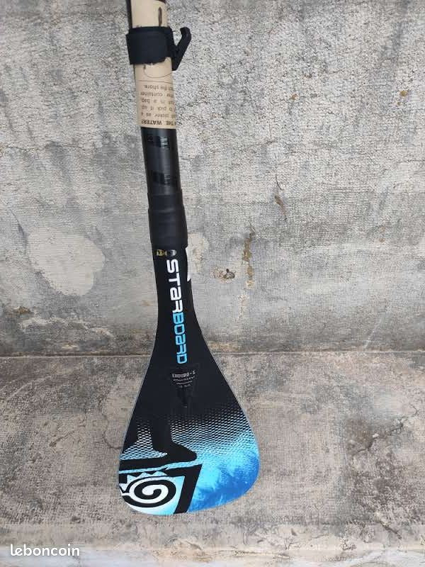 Pagaie Starboard Enduro Tiki Tech Blue S35 2 Parties – Pagaie SUP Tout-Terrain-Pagaie-DrGliss SurfShop