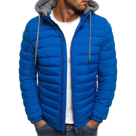 Parka Homme Matelassée – Manteau Chaud à Capuche, Automne/Hiver-Lifestyle-DrGliss SurfShop