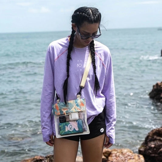 Pochette Téléphone Étanche Transparente – Housse Waterproof avec Lanière pour Surf et Plongée-Accessoires Surf-DrGliss SurfShop