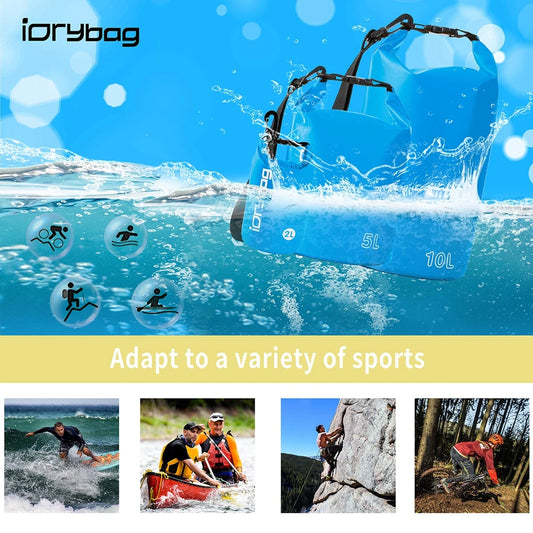Sac Étanche 2L IPX6 – Dry Bag pour Paddle, Kayak et Plage