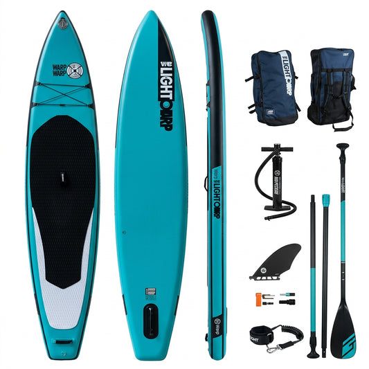 SUP Gonflable Light Blue Series Tourer 14'0 – Construction MFT et Rocker Scoop