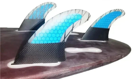 Set Ailerons Tri-Fin FCS II G5 – Fibre de Verre & Carbone Nid d'Abeille-Aileron Surf-DrGliss SurfShop