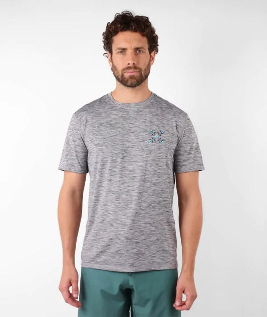 Sup Tee Shirt Tech UV 50+ Teregor Oxbow Gris – Manches Courtes-Top néoprène homme-DrGliss SurfShop