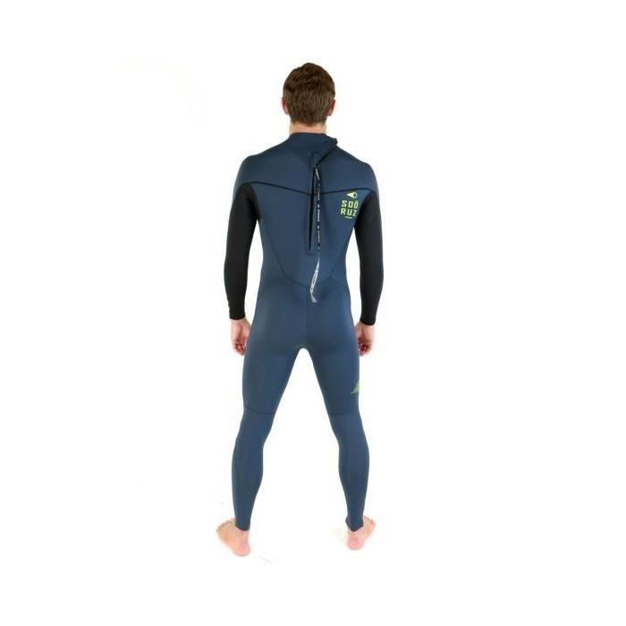 Soöruz Fly+ 5/4/3 back zip bleu – vue arrière
