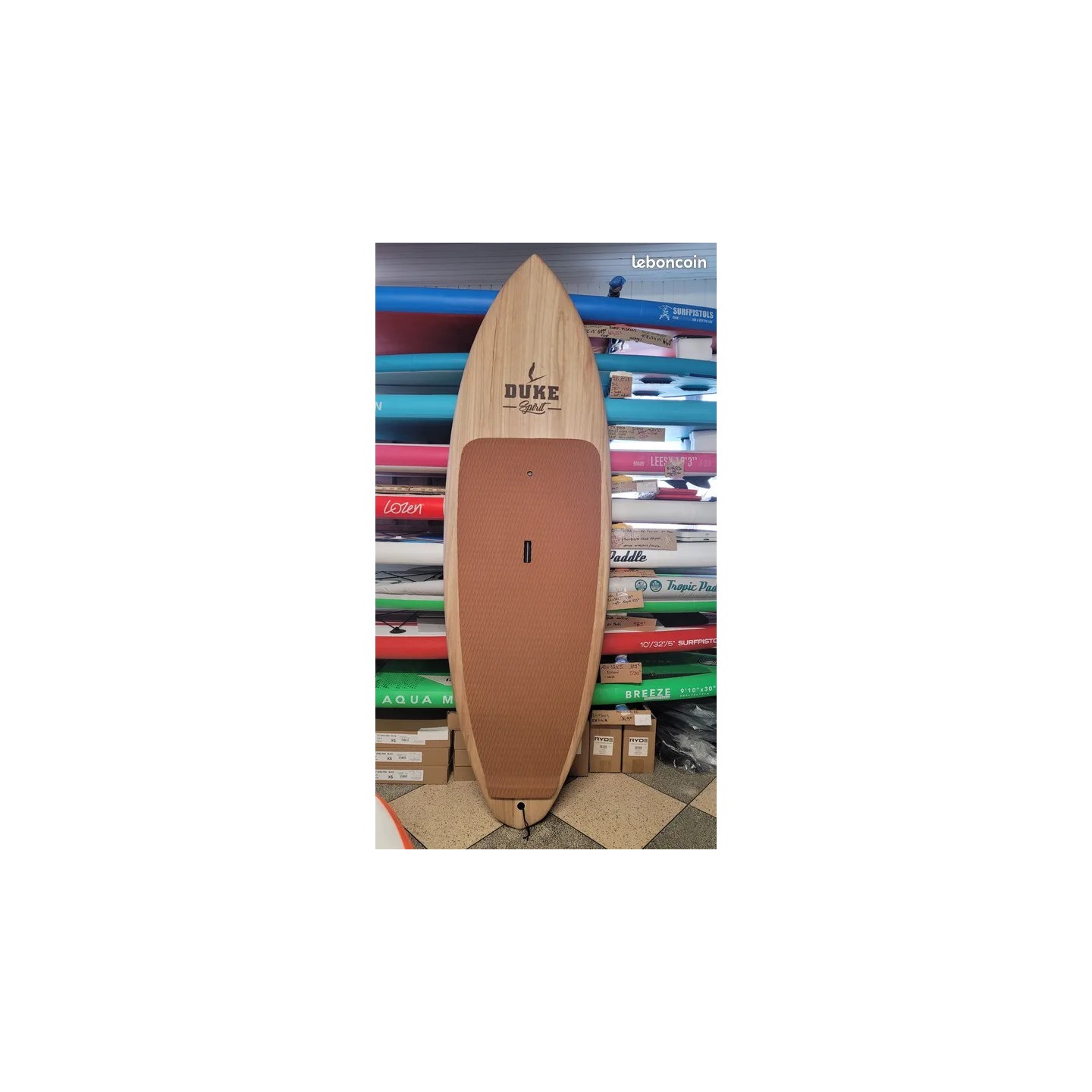 Occasion sup / stand up paddle de sup surf Duke 8'3 30'' 4 3/16 120L