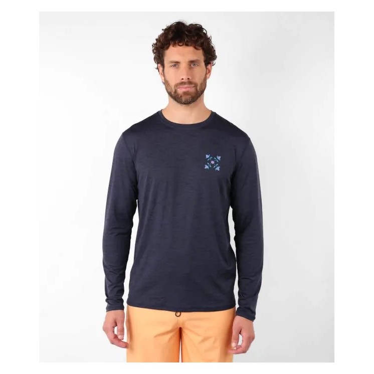 Surf Tee Teregor OXBOW deep marine manches longues