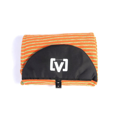 Housse Surf Chaussette Victory Longboard 9'0 – Protection Orange Vert Rayé