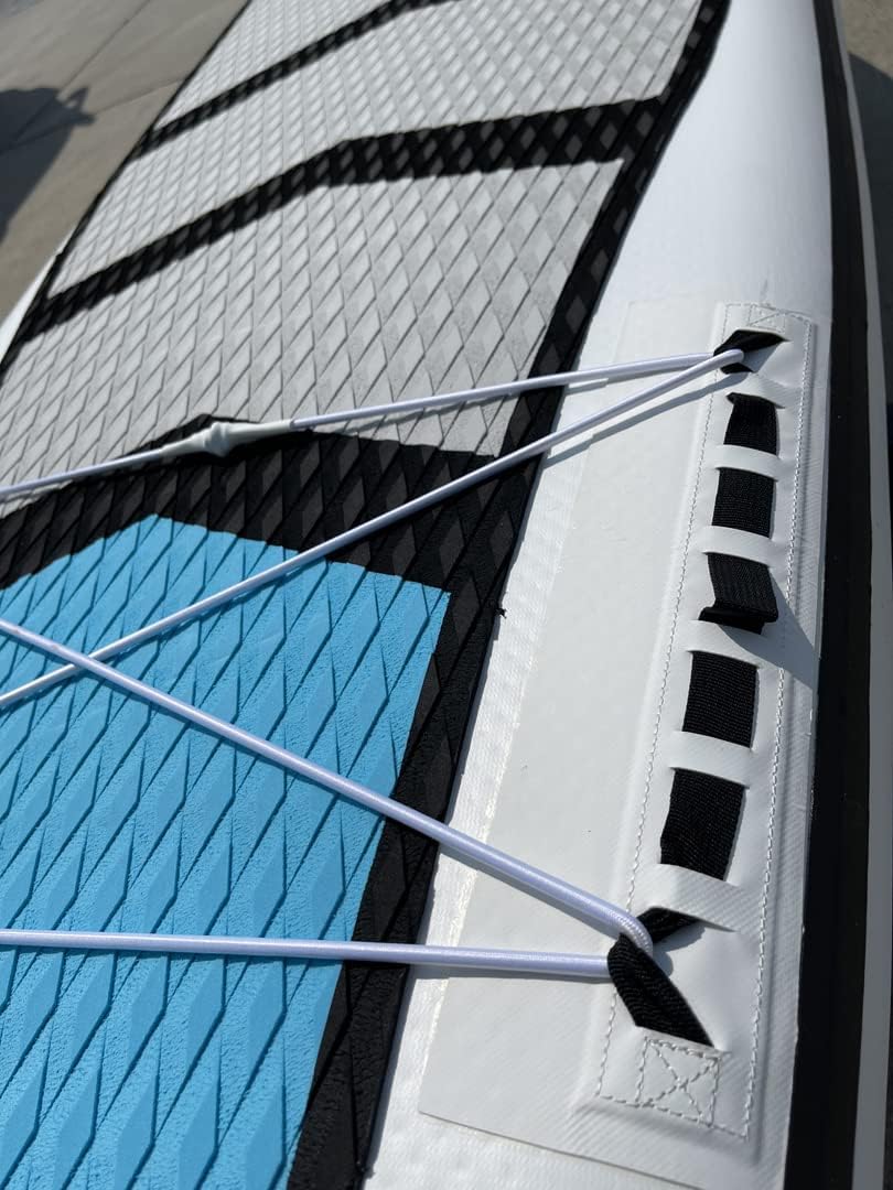 SUP Gonflable Light Silver Series Tourer 12'6 x 30 – Pack Complet avec Pagaie