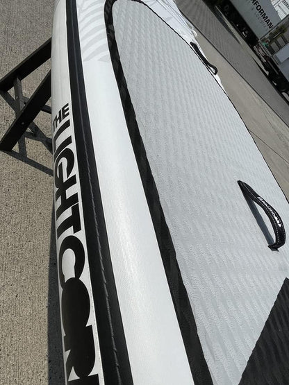 SUP Gonflable Light Silver Series Tourer 12'6 x 30 – Pack Complet avec Pagaie