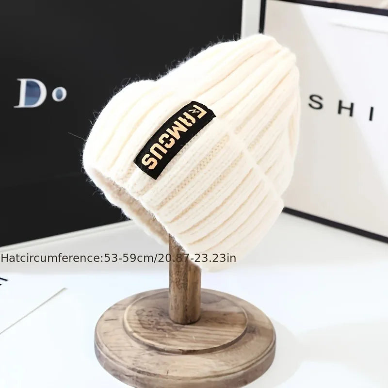 Bonnet Chic Femme – Tricot Extensible Cache-Oreilles Hiver-Accessoire Lifestyle-DrGliss SurfShop