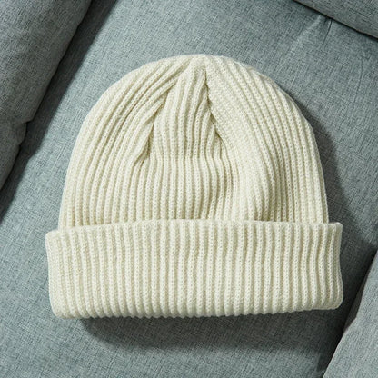 Bonnet Tricoté Chaud Unisexe – Maille Douce Hiver & Automne-Accessoire Lifestyle-DrGliss SurfShop