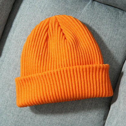 Bonnet Tricoté Chaud Unisexe – Maille Douce Hiver & Automne-Accessoire Lifestyle-DrGliss SurfShop