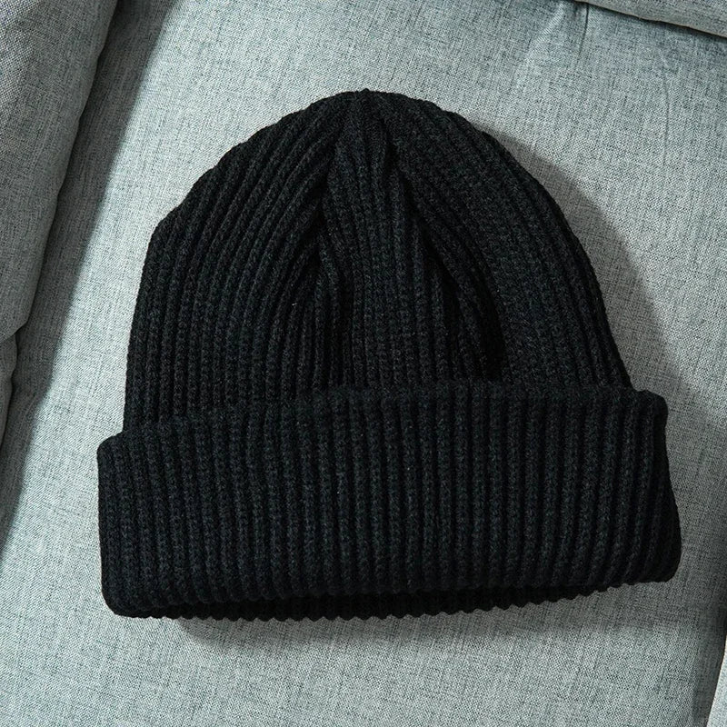 Bonnet Tricoté Chaud Unisexe – Maille Douce Hiver & Automne-Accessoire Lifestyle-DrGliss SurfShop