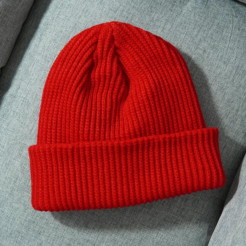 Bonnet Tricoté Chaud Unisexe – Maille Douce Hiver & Automne-Accessoire Lifestyle-DrGliss SurfShop