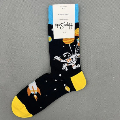 Chaussettes Fantaisie Colorées Coton Homme – Pointure 41-46-Chaussettes-DrGliss SurfShop