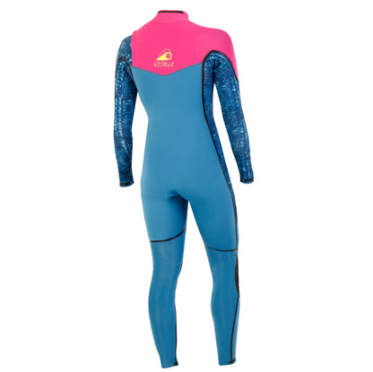 Soöruz Abyss 5/4/3 chest zip bleu – vue de dos