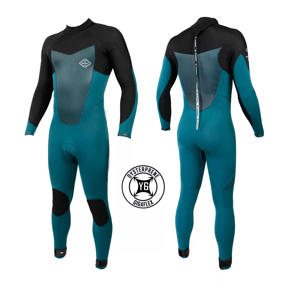 Combinaison Soöruz Fighter 4/3 homme back zip bleu