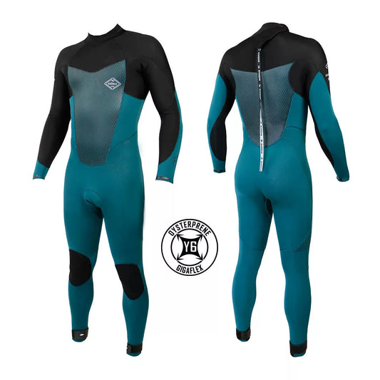 Combinaison Soöruz Fighter 4/3 homme back zip bleu