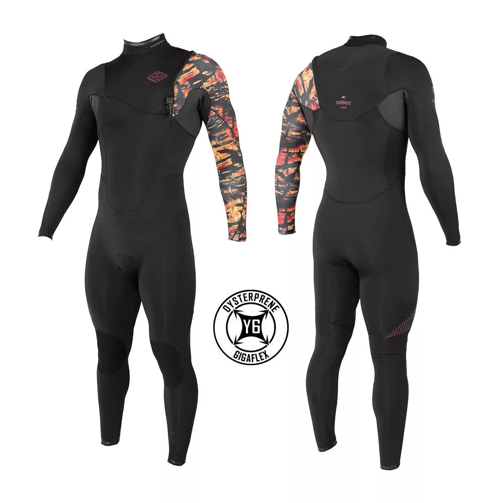 Combinaison Soöruz Fighter 4/3 homme zip free noir