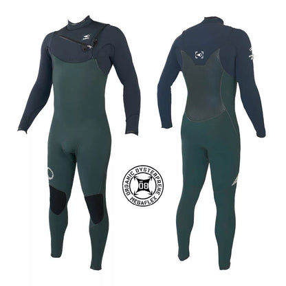 Combinaison Soöruz Guru Pro 3/2 Homme Bleu et Army – Chest Zip, Néoprène Oysterprene Y8