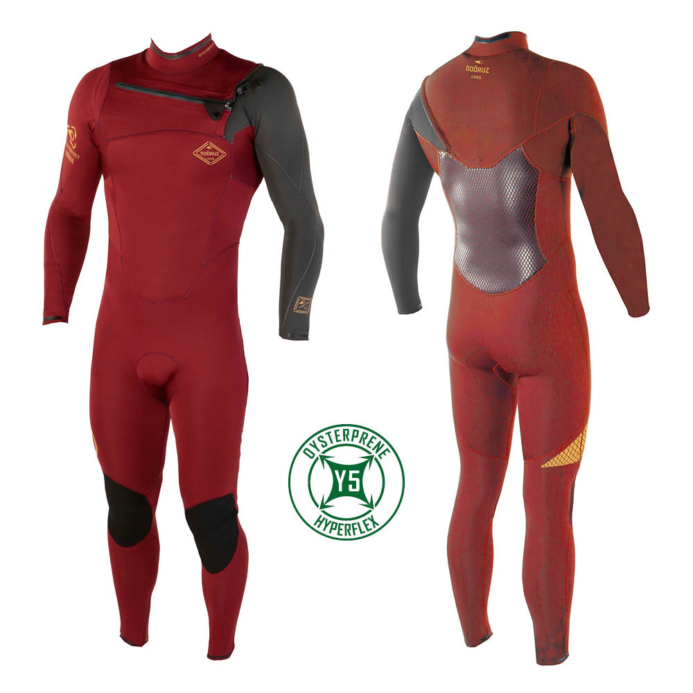 Combinaison Soöruz Fighter 4/3 Homme Chest Zip – Oysterprene Polyvalente