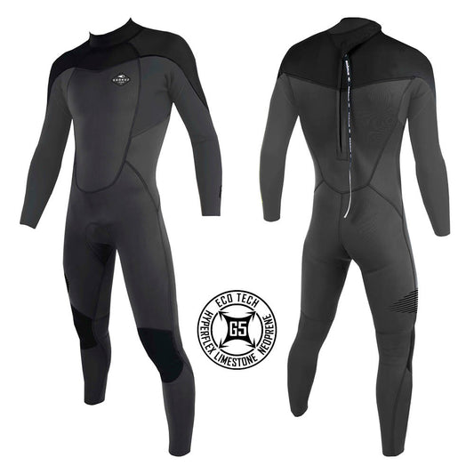 Combinaison Soöruz Fly+ 5/4 homme back zip gris