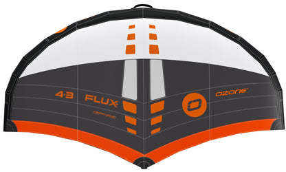Wing foil Ozone Flux V3 Blanc / Gris carbone / Orange
