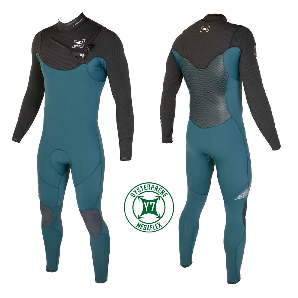 Combinaison Soöruz Guru Pro 5/4/3 homme chest zip bleu