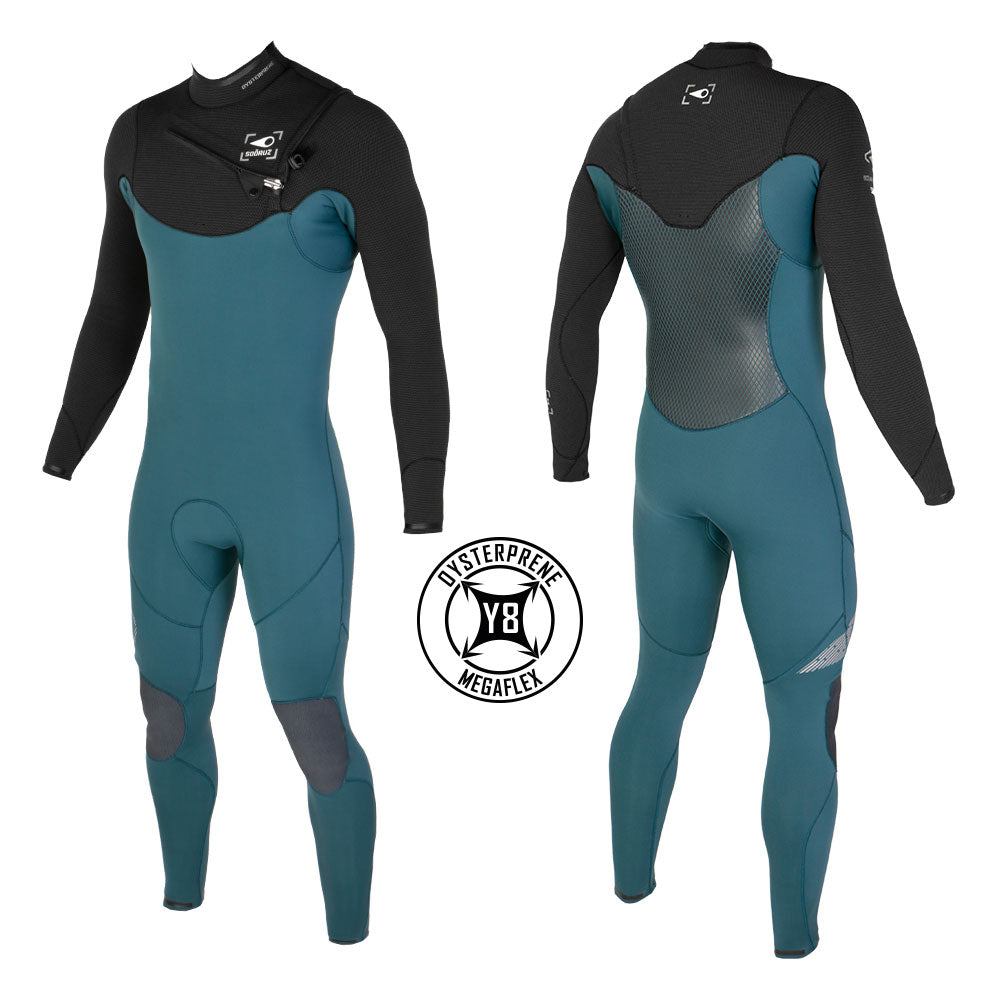 Combinaison Soöruz Guru Pro 3/2 homme bleue chest zip