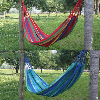 Hamac Toile Rayé Confort – Camping & Jardin 280cm-Accessoires Van-DrGliss SurfShop