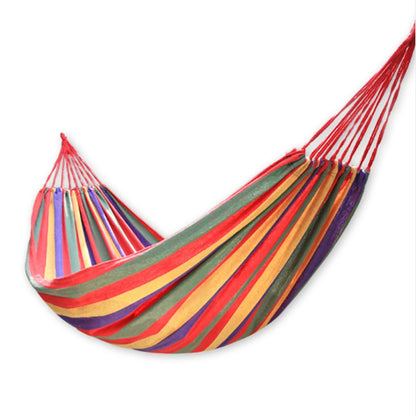 Hamac Toile Rayé Confort – Camping & Jardin 280cm-Accessoires Van-DrGliss SurfShop