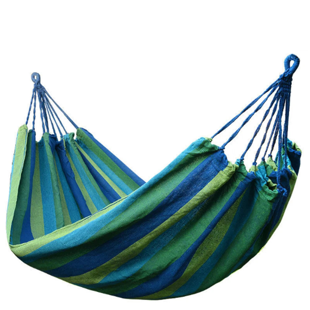 Hamac Toile Rayé Confort – Camping & Jardin 280cm-Accessoires Van-DrGliss SurfShop