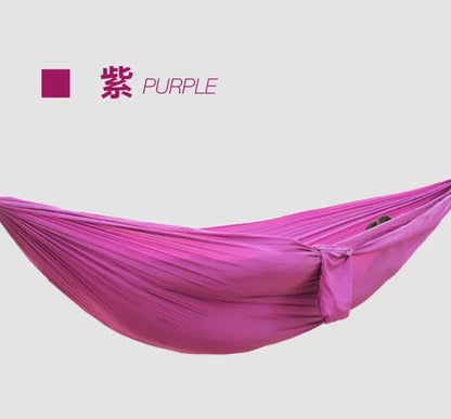 Hamac de Camping Parachute 230x90cm – Hamac Ultra-Léger Compact pour Van et Randonnée-Accessoires Van-DrGliss SurfShop