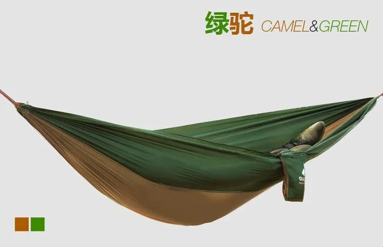 Hamac de Camping Parachute 230x90cm – Hamac Ultra-Léger Compact pour Van et Randonnée-Accessoires Van-DrGliss SurfShop