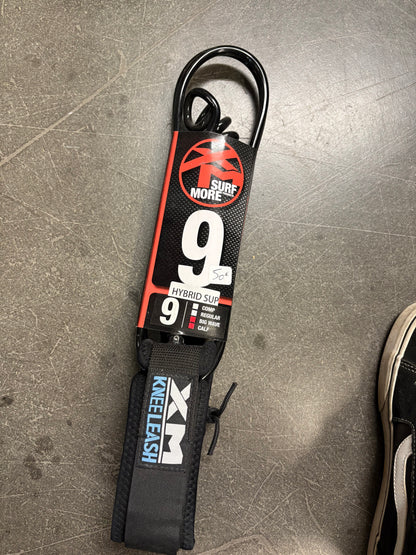 Leash SUP Surfmore XM Hybrid Knee Big Wave 9' et 10' – Leash de Genou Hybride pour Stand Up Paddle