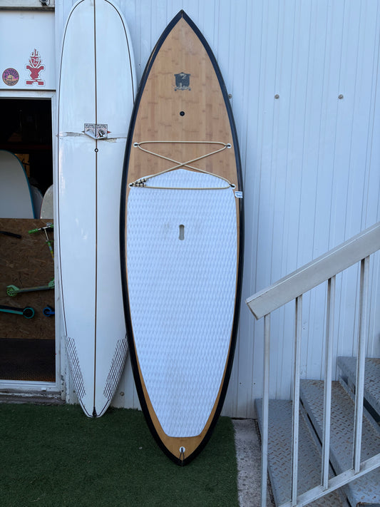 SUP Trigger Bros Bambou 9'0 Occasion – Planche de Surf Rigide Ecolite Epoxy-Tech
