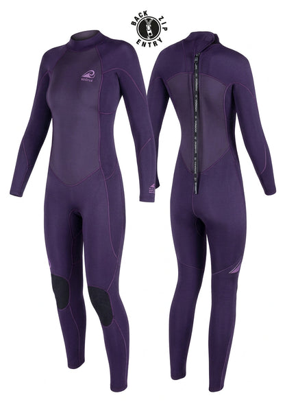 Combinaison Soöruz Fly 5/4/3 Back Zip Femme Violet – hiver, G3 Limestone