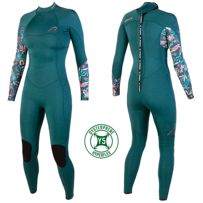 Combinaison Soöruz Divine 3/2 femme Blue Duck back zip