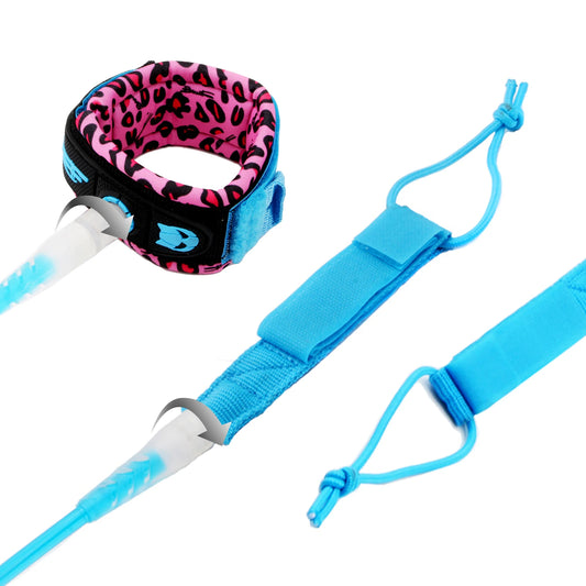 Leash de Surf TPU 7mm Épais – Bracelet Cheville Rembourré, 6 ou 8 Pieds-Leash Surf-DrGliss SurfShop