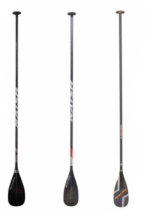 Pagaie Naish Carbon Elite 1 Partie – Pagaie SUP Carbone Haut de Gamme pour Compétition