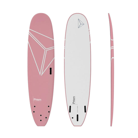 Planche en Mousse Pink Series 8'0 – Softboard Débutant Rose 66.2L