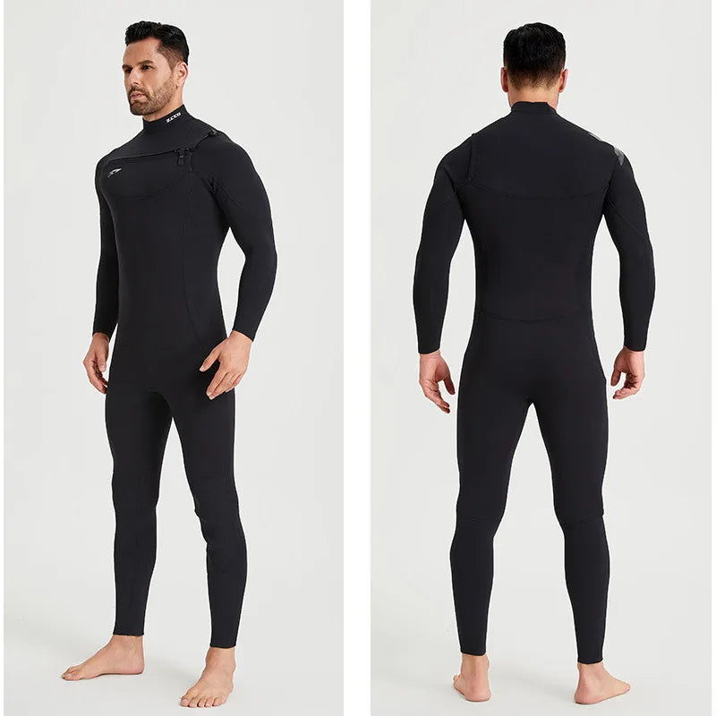 Combinaison Néoprène 3/2 mm Chest Zip Homme & Femme – Surf, Paddle, Kayak et Snorkeling